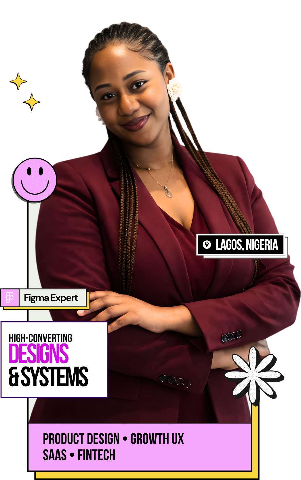 Precious Aharanwa product designer hero artwork